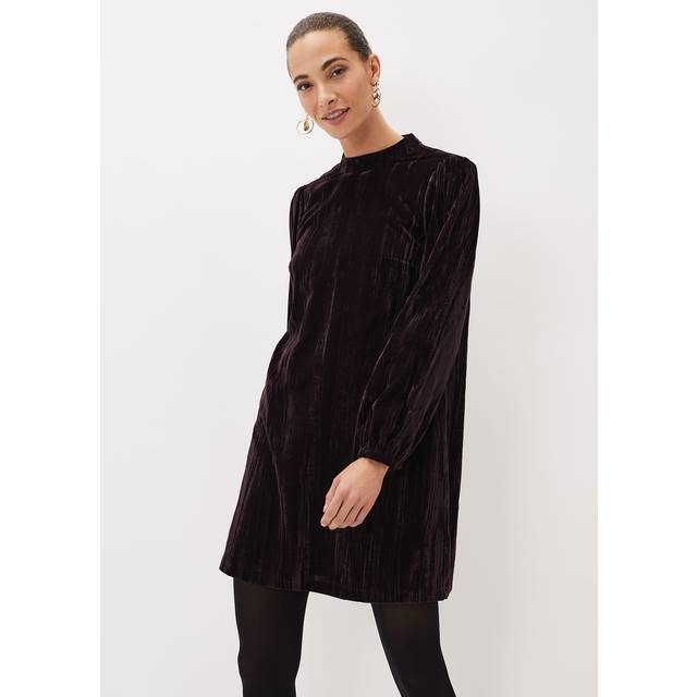 Phase Eight Women's Jacinda Velvet Shift Dress - Aubergine - 18