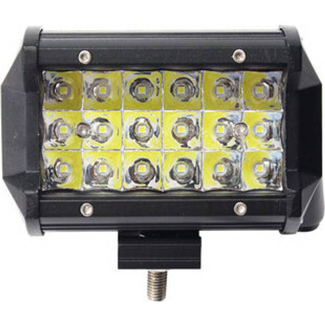 72W LED Work Light Bar Spot Beam IP67 10-30V Super White 1PCS for Jeep Off Road Truck Boat
