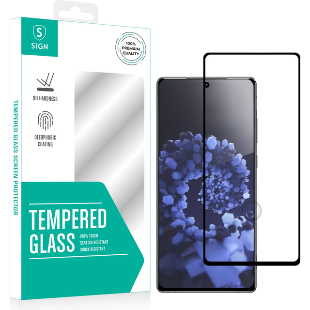 SiGN Heltäckande Skärmskydd i Härdat Glas för Samsung Galaxy S22 Plus 5G