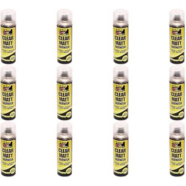 Paint Factory Clear Matt Varnish Spray Can 250ml      7127 (Pack of 12)