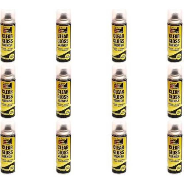 Paint Factory Clear Gloss Varnish Spray Can 250ml     7126 (Pack of 12)