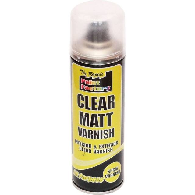 Paint Factory Clear Matt Varnish Spray Can 250ml      7127