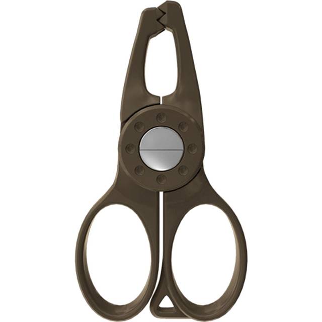 Mini Fishing Pliers Plastic Fish Gripper Fish Grabber Fish Pliers Fish Holder Fishing Clamp Tackle brun