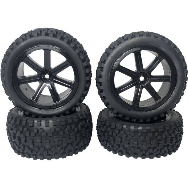 4Pcs Large Tires Widening Tires Wheel for WLtoys 144001 144010 124019 124018 124017 12428 1/12 1/14 RC Car Upgrade Parts