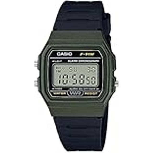 [Casio] Men's Watch, Casio Collection F-91WM-3AJH, Black Digital Retro Timepiece