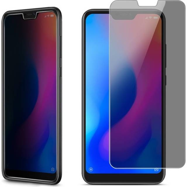 2-PACK Xiaomi Redmi 6A Privacy Härdat glas 0.26mm 2.5D 9H