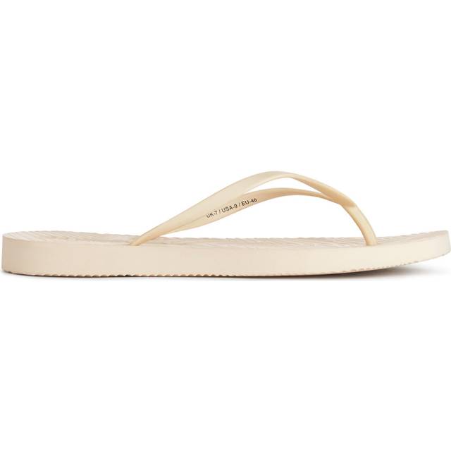 ARKET Sleepers Tapered Flip Flops -Beige, 38