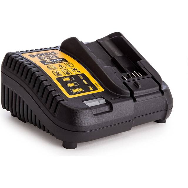 Dewalt DCB115 DEWDCB115 DCB115-GB XR Multi Voltage Li-Ion Battery Charger 10.8V, 14.4V & 18V, 230 V, Black/Yellow, One size