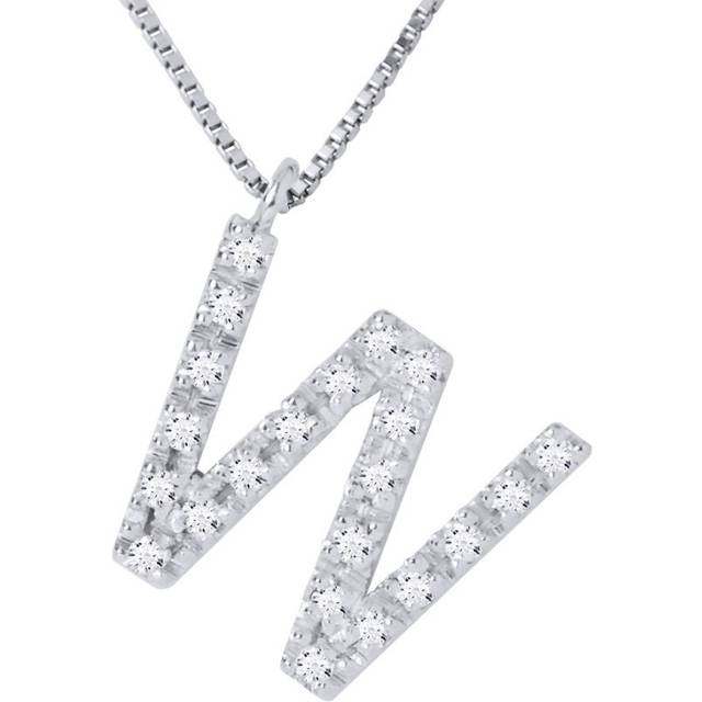 Diadema Womens - Necklace with Diamonds - W -White Gold - One Size