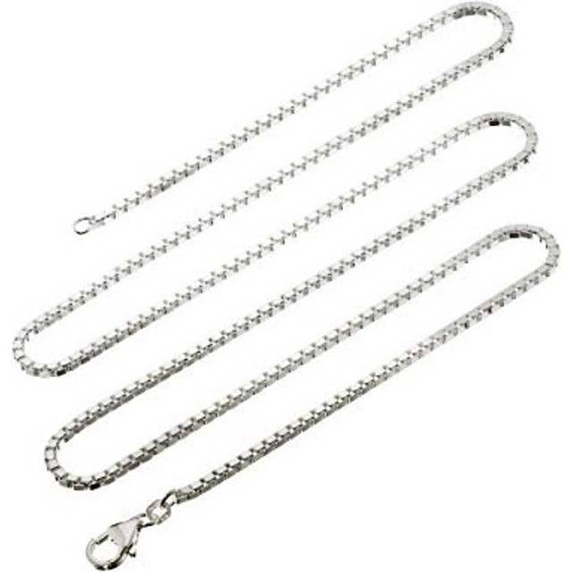 NKlaus real 925 sterling silver venetian necklace silver chain silver chain 1.80 mm wide. - Silver