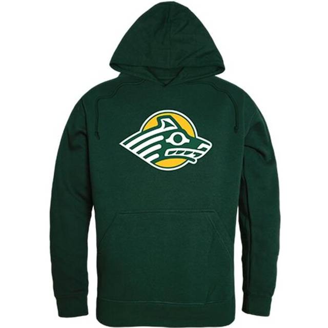 W Republic 512-259-FOR-01 University of Alaska Anchorage Freshman Pullover Hoodie, Forest Green & White - Small