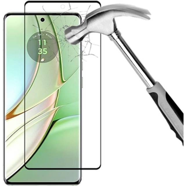 Motorola Edge 40 Heltäckande Härdat Glas Skärmskydd - 9H