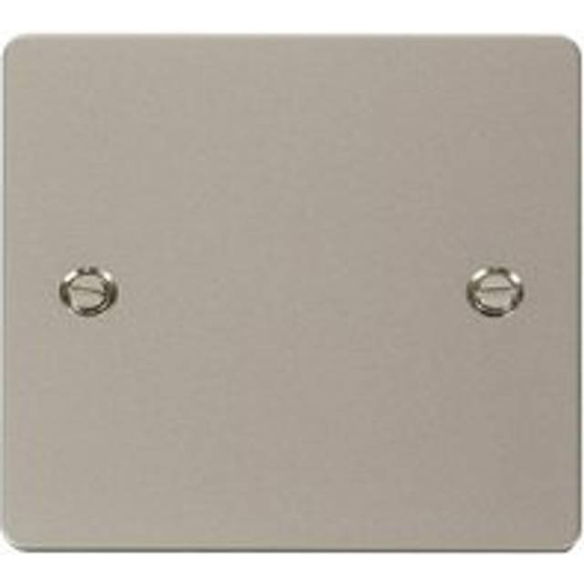 Se Home - Flat Plate Pearl Nickel 1 Gang Blank Plate