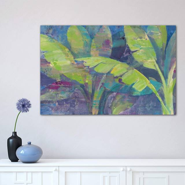 Bermuda Palms by Albena Hristova - Wrapped Canvas Painting Print (66.04 cm H x 45.72 cm W x 3.175 cm D)
