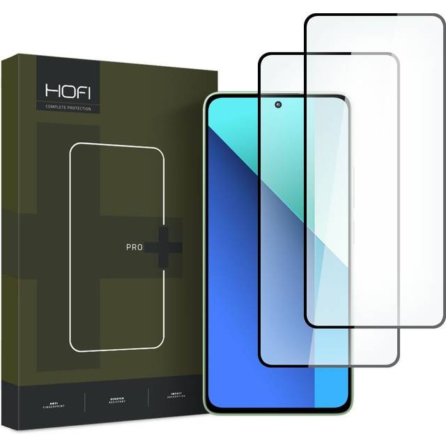 [2-Pack] Hofi Xiaomi Redmi Note 13 4G HÃ¤rdat Glas SkÃ¤rmskydd Pro Plus