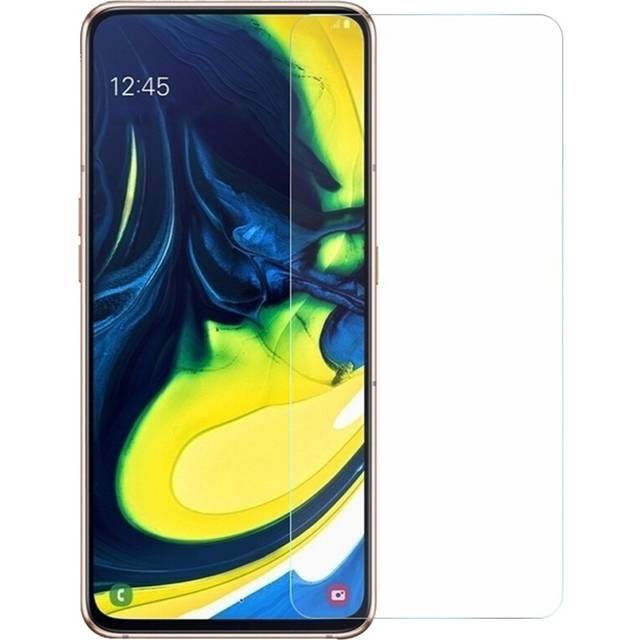 Samsung Galaxy A80 Arc Edge Skärmskydd Härdat Glas - Transparent