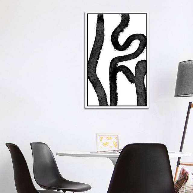 Mother in Law&#39;s Tongue by Domonique Brown - Graphic Art Print on Canvas - White Framed (101.6cm H x 66.04cm W x 3.81cm D)