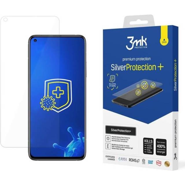 3mk Xiaomi Mi 10 5G Plastfilm skÃ¤rmskydd Silver Protection+