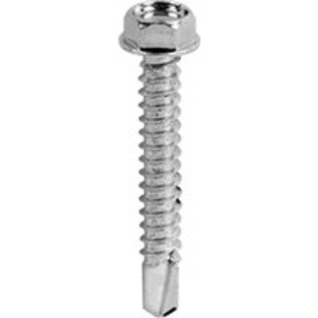 Self-Drilling Light Section Silver Screws - 10 x 1/2 - Timco