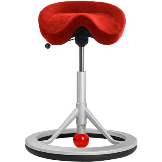 Backapp Smart, Silver Grey, Alcantara Goya Red, Red Ball