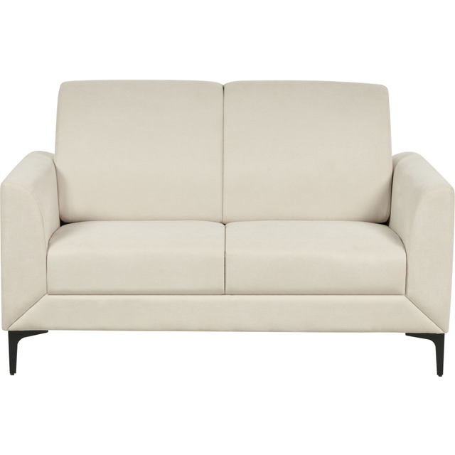 2 Seater Fabric Sofa Beige FENES