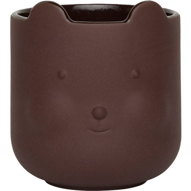Bear kruka 9 cm, terracotta - Terracotta