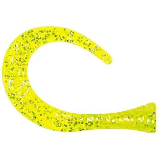 Guppie Tail Jr, 3 curly /1 paddle , Pearl White