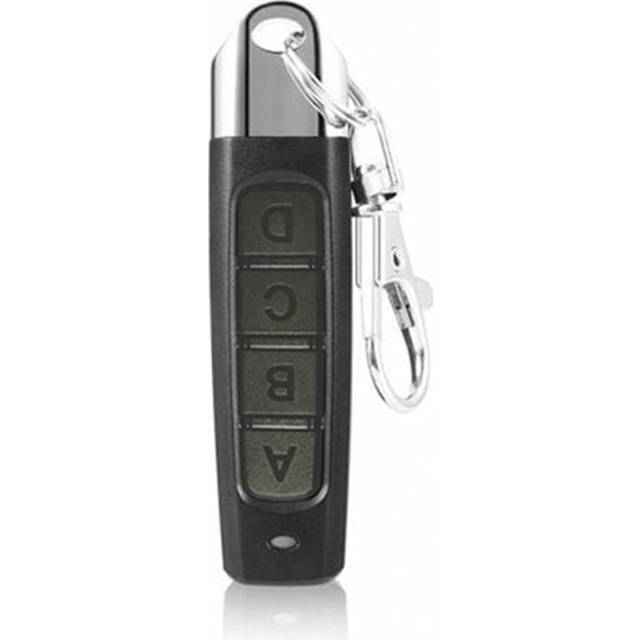 (Black ABCD Button) 433MHZ Remote Control Garage Gate Door Opener Remote Control Duplicator Clone Cloning Code Car Key
