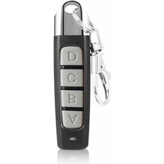(Gray ABCD Button) 433MHZ Remote Control Garage Gate Door Opener Remote Control Duplicator Clone Cloning Code Car Key