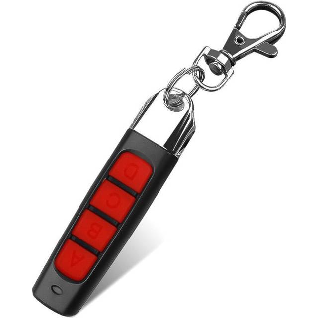 (ABCD Type Red) 433MHZ Copy Remote Control Auto 4 Channe Code Garage Gate Door Opener Remote Control Duplicator Cloning Code Car Key