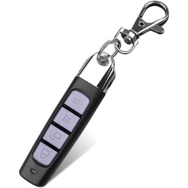 (Shape Type Grey) 433MHZ Copy Remote Control Auto 4 Channe Code Garage Gate Door Opener Remote Control Duplicator Cloning Code Car Key
