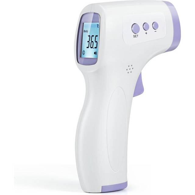 Infrar&#xF6;d termometer pannkropp ber&#xF6;ringsfri termometer baby vuxna utomhus hem digital infrar&#xF6;d feber &#xF6;ratermometer