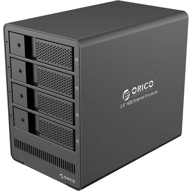 ORICO 9558RU3 3.5 Inch Multi Bay External Hard Drive Enclosure with RAID Aluminum Alloy USB3.0 Type B Data Shelter