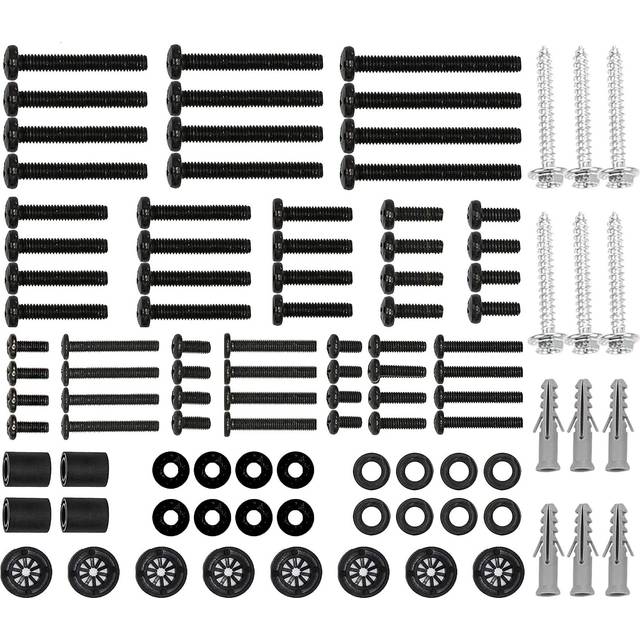 "Universal TV Installation Hardware Kit Includes M4 M5 M6 M8 TV Sets Screws and Spacers for Most TVs Up To 80""/204cm Suptek YF-UVSP"