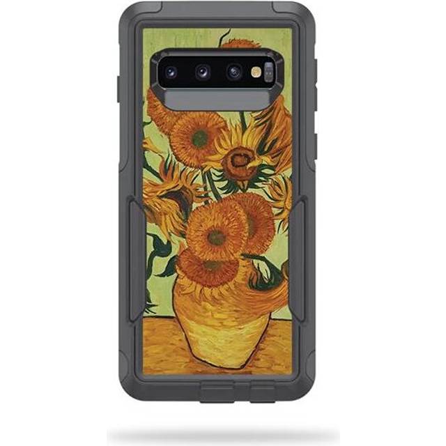 MightySkins OTCOSG10-Van Gogh Sunflowers Skin for Otterbox Commuter Samsung Galaxy S10 - Van Gogh Sunflowers