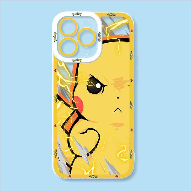 (iPhone XS Max) Luxury Pokemon Phone Case For iPhone Soft Silicone Cover