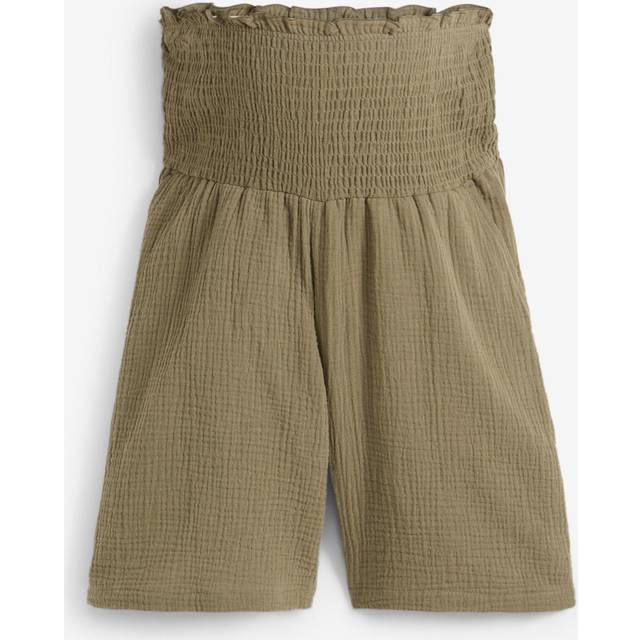bonprix Maternity Ruched Summer Shorts - Olive