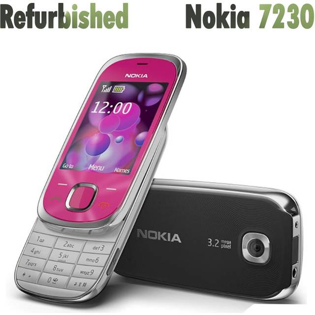 Refurbished Nokia Original Nokia 7230 Mobile Phone simple set black