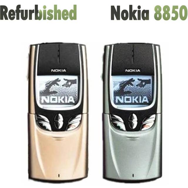 90% new Refurbished Nokia Original Nokia 8850 GSM 900 / 1800  Slide Mobile Phone Simple Set black