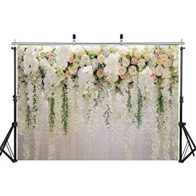 Floral Wall Backdrop 7X5FT Multi Colour Flower Curtain Party Backdrops