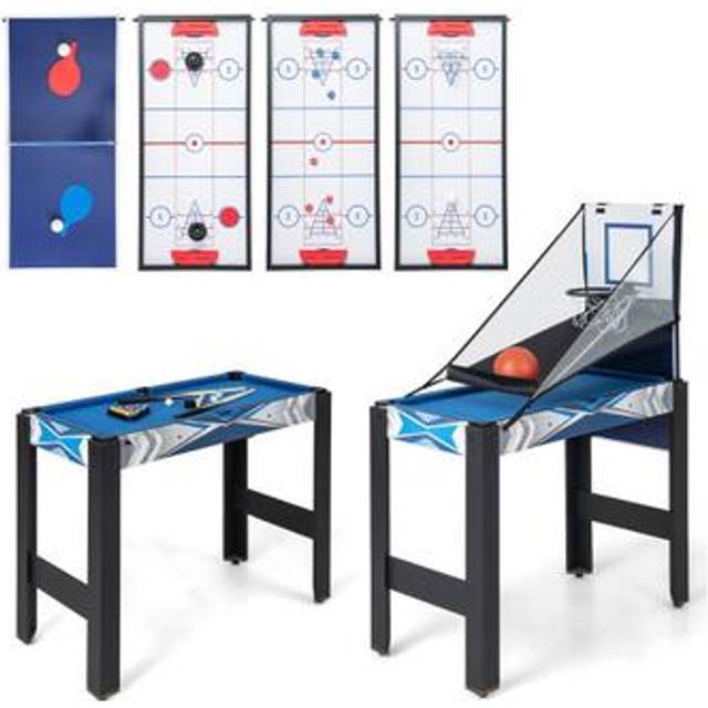 Costway Kids 6 in 1 Game Table Play Set - Multi - 101 x 55 x 12cm