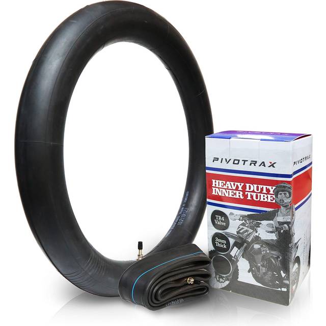 PIVOTRAX 100/90-19 4.10 X 19 Heavy Duty Motorcycle Tube - 3mm Thick - TR4