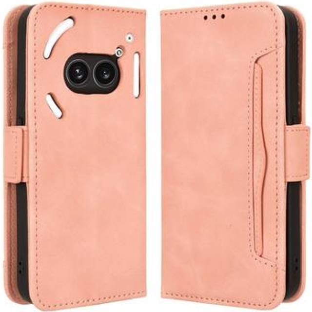 Nothing Phone (2a)/(2a) Plus Plånboksfodral med Korthållare - Rosa