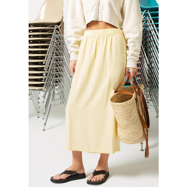 Silk Midi Slip Skirt / Glow - Silk Midi Slip Skirt / Glow / 3 / Large