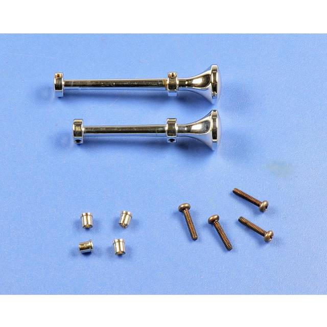 Carson 1:14 Air Horn-Set long/short chr.brass