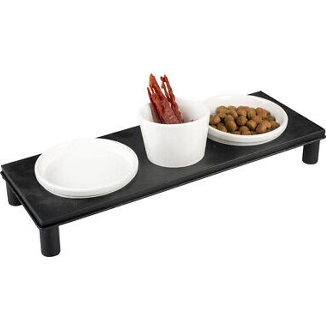 Dog bowl Duvoplus UP Buffet Rectangular - Blanc