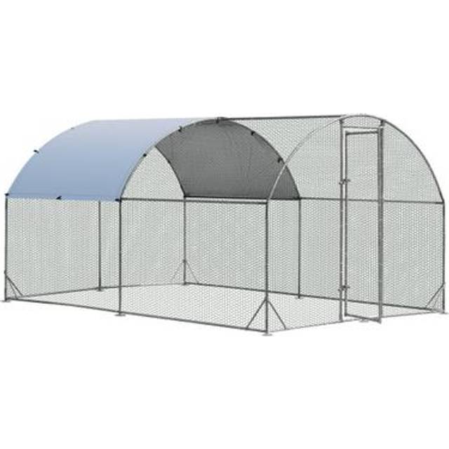 Chicken Coop with Waterproof and Sun-protective Cover for Backyard, Farm-XL