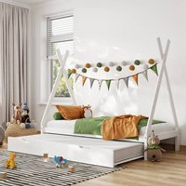 Flair Jessie Wood Tent Bed White