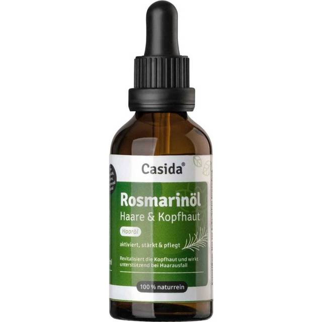 Casida® Rosmarinolja för Hår och Hårbotten - motverkar håravfall - stimulerar hårväxt - tillverkad av 100% naturliga renodlade oljor - tillverkad i Tyskland - med apotekskvalitet - 50 ml