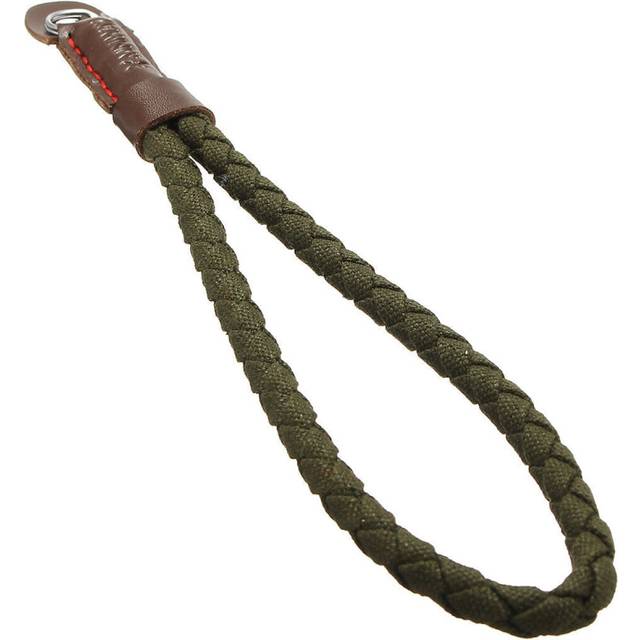 (B) Universal Digital Camera Color Hand Rope Canvas PU Leather Cotton Lanyard Hand Wrist Strap